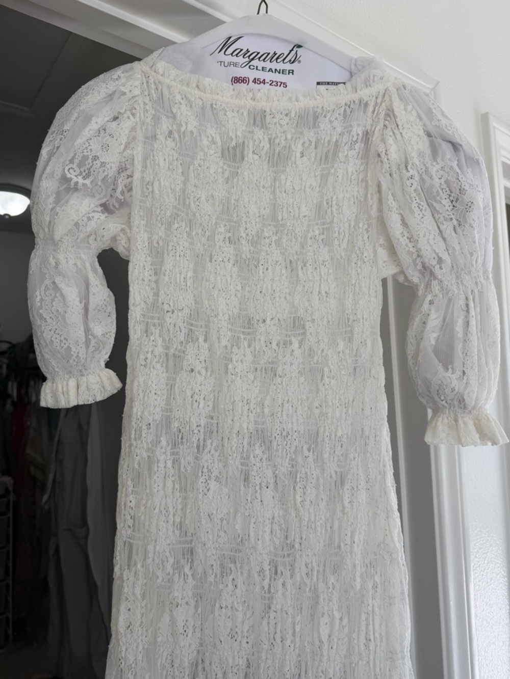 Doen Raquella Lace dress in Salt size small. Like new! - Picture 10 of 11